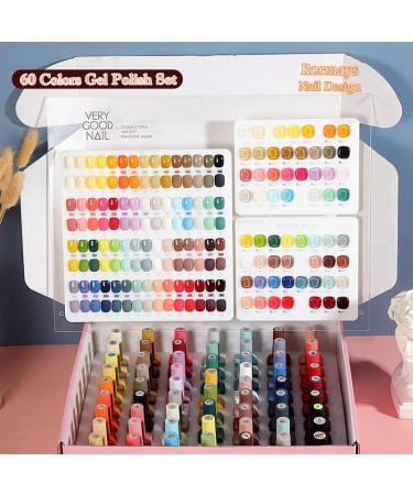 Rormays Gel Polishing 60 Colors Very Good Nail Colorful Gel Nail Art Immersion Primer UV LED Semi Permanent Varnish Nail Salon - (Color: 60 Colors Set Style A) - Buy Online on GoSupps.com