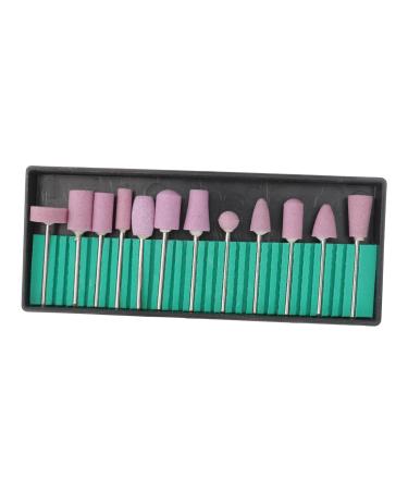 Beaupretty Faux Nails 12 1 round cones grinding nail drill bits manicure tool cuticle bit for nail drill nail grinding head nails drill bits nail drill tool manicure drill bits set electric