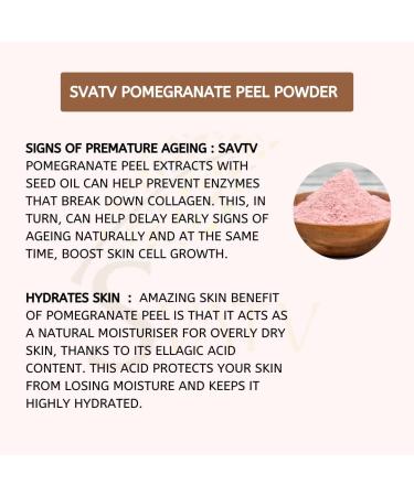 SVATV SKIN POWDER (Pomegranate Peel Powder) - Buy Online on GoSupps.com