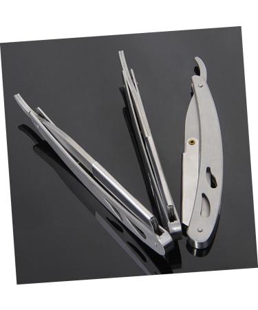 Magiclulu Vintage Shaver Holder Set - 4 Stainless Steel Razor Stands for Manual Razor & Hairy Knife - Perfect for Grooming & Bathroom D cor - Buy Online on GoSupps.com
