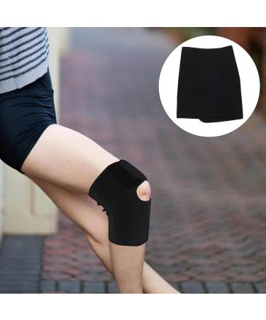 Knee Brace Compression Sleeve - Support for Running Gym Hiking & Sports - Black | International Shipping - Buy Online on GoSupps.com
