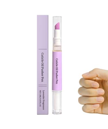 Stylo cuticules 2 en 1 stylo huile et repousse-cuticules pour une hydratation quotidienne formule douce pour et ongles secs outil portable de soin des ongles