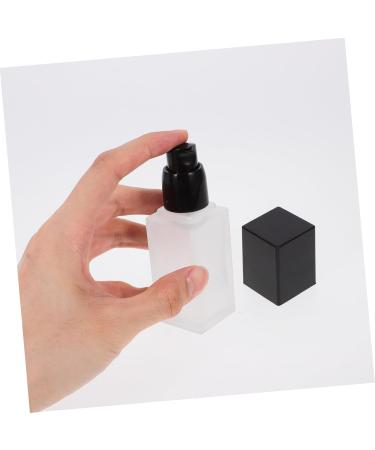 Housoutil Frosted Glass 3pcs Liquid Foundation Bottle Lotion Makeup Foundations Bottle Cosmetics Bottle Travel Essence Glass - Buy Online on GoSupps.com