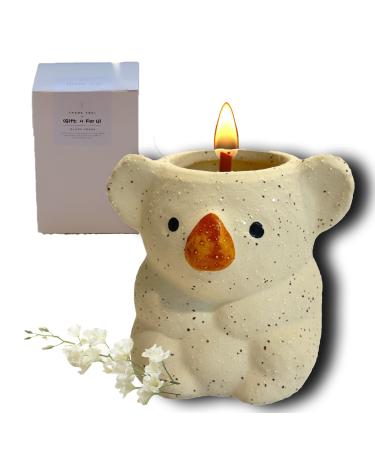 Koala Gifts for Women Candles for Home Scented Cute Candles Room Decor Aesthetic Handmade Soy Wax Candle for Birthday Unique Design Aromatherapy Candle