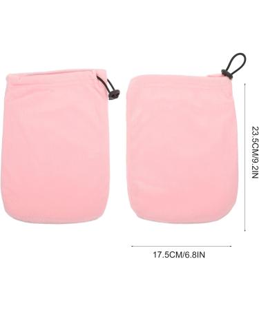 Healeved 4 Pairs Wax Thermal Insulation Gloves Hand Paraffin Bath Liners Paraffin Bath Mittens Insulated Mitts and Cozies Beauty Paraffin Wax Mitt Spa Work Bath Mat Plush Pink - Buy Online on GoSupps.com