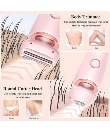 Shop Multi-Functional Women's Portable Epilator | 2-in-1 Rechargeable Hair Trimmer for Face Legs & Armpits - Painless & Easy - Buy Online on GoSupps.com