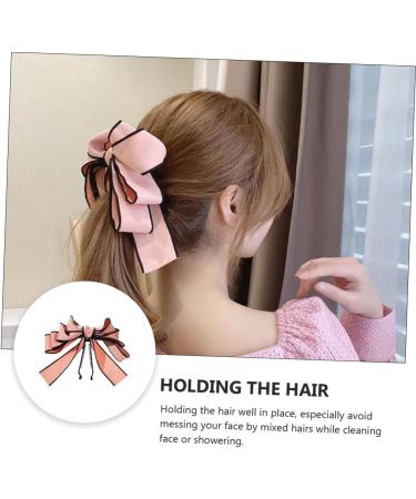 Beatifufu 1pc Bow Banana Clips Accesorios Para Attractive Hair Clip Hair Clickers Hair Barette Ponytail Holder No Tight-fitting Hair Clip Hairplop Hair Barrettes Purple Bracelet Jelly Fabric - Buy Online on GoSupps.com