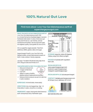 by Lee Holmes Supercharged Food 100g - Buy Online on GoSupps.com