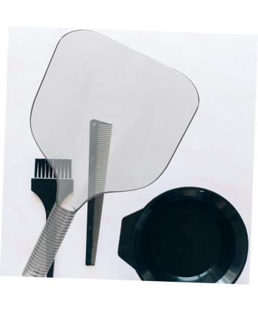 Bouclier Protecteur de Laque pour Cheveux Taille Unique Poign e Pratique Protection Teinture et Huile Visage Salon Coiffure Transparence Noire - Buy Online on GoSupps.com