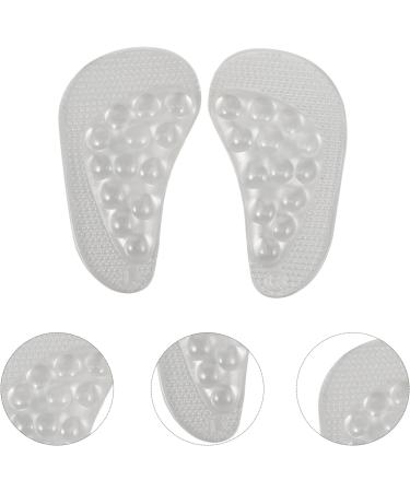 NOLITOY Metatarsal Felt Foot Pads - Cushions for Ball of Foot Sesamoiditis & Metatarsalgia Relief for Men & Women | Transparent Design Ideal for Comfort - Buy Online on GoSupps.com
