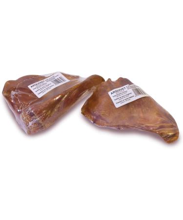 Arquivet Medium Pig Ear for Dogs - Full Box 20 Shrink Wrapped Units - Natural Snacks for Dogs - Chuches Prizes Rewards Treats Canine Trinkets - Buy Online on GoSupps.com