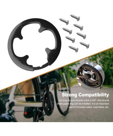 Bike Chainring Guard 42T Black - Universal MTB Cycling Protector Cover - Buy Online on GoSupps.com