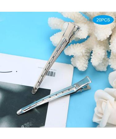 Buy Sonew 20-Piece Metal Duck Beak Hair Clips | Perfect for Hair Styling & Division | Ideal for Thick & Thin Hair - International Shipping Available - Buy Online on GoSupps.com