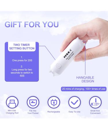 NXJ INFILILA 268W UV Nail Light Faster UV Light for Gel Nails UV Nail Lamp with 66 Beads Professional Flash Cure Gel Nail Lamp Compatible with All Gel Types for Home and Salon - Buy Online on GoSupps.com