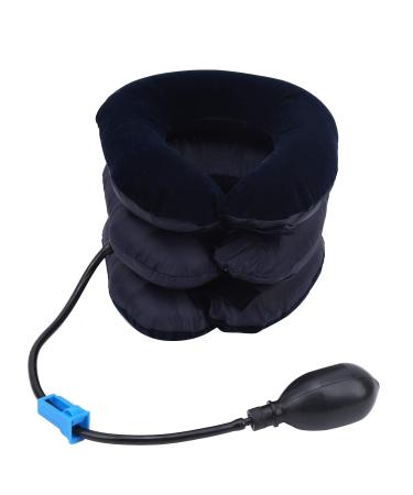 Shop Portable Neck Traction Device for Support - Ideal for Home & Office | Dark Blue - Buy Online on GoSupps.com