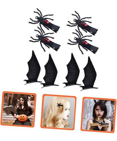 FRCOLOR 8 Pairs Halloween Hair Clips Bat Hairclips Halloween Hairpins Cosplay Hair Clips Kids Hair Barrettes Dress Accessories Non-woven Hair Clips Non-woven Fabric Clothing - Buy Online on GoSupps.com