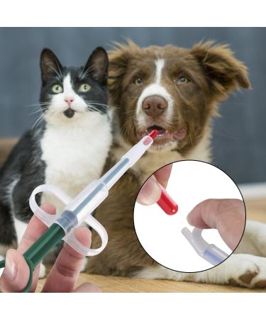 Vwoqiy 3 Pcs Cat Feeding Dispenser Tools Dog Tablet Feeder Pet Medicine Syringe Feeding Tool Reusable Pill Tablet Pusher Feeder Dispenser Shooter with Safety Soft Tips for Feeding Small Animal - Buy Online on GoSupps.com