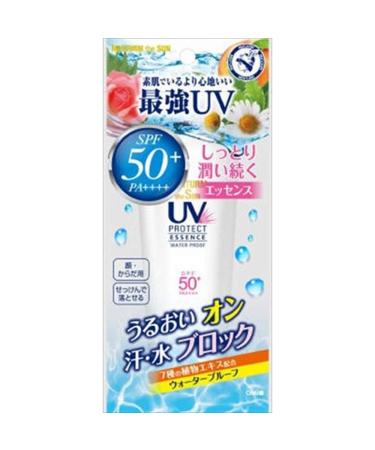 Menturm Sunscreen The Sun Perfect UV Essence Water Proof SPF50+/PA++++ 80g (Green Tea Set)