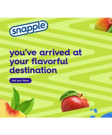 Snapple Naturally Flavoured Fruit Beverage Kiwi- Strawberry 473mL 12-Count Kiwi-Strawberry 1 Count (Pack of 12) - Buy Online on GoSupps.com