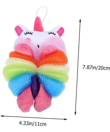 POPETPOP Bath Ball Exfoliating Bath Sponge Shower Loofahs Balls Shower Puff Unicorn Bath Sponges Shower Scrub Sponge Wash Clothes for Baby Cartoon Loofah Sponge Body Accessories Toddler - Buy Online on GoSupps.com