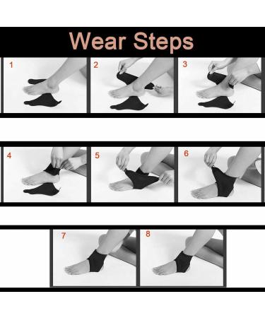 Faletony Adjustable Ankle Bandage - Pain Relief & Support for Men & Women | Stabilized Foot Bandage for Sports | International Shipping Available - Buy Online on GoSupps.com