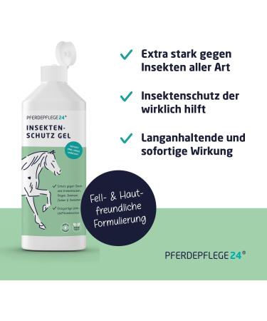 Buy Horse Care24 Insect Protection Gel 500ml - Effective Head Area Defense & Long-Lasting Protection - International Shipping Available - Buy Online on GoSupps.com