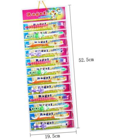 KOMBIUDA Whitening Toothbrush - 12pcs Cartoon Kids Sensitive Small Brush Head for Optimal Oral Care - Buy Online on GoSupps.com