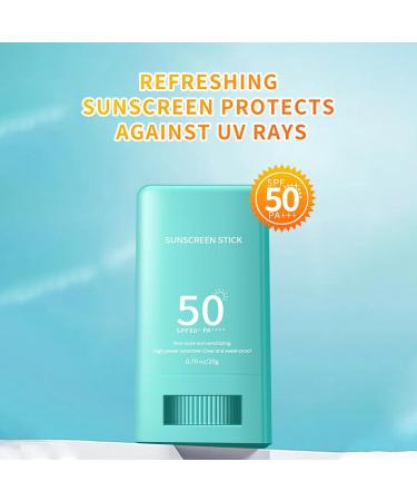 Sun Cream Stick Mineral Sunscreen Stick Sun Cream Kit Sunscreen Stick for Sensitive Skin Face & Body Sunscreen with Zinc Oxide & Vitamin E No White Non-Comedogenic & - Buy Online on GoSupps.com