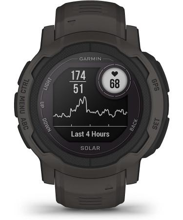 Garmin Instinct 2 Outdoor GPS Watch - Graphite, Non-Solar, 45mm, Multi-GNSS Support - Buy Online on GoSupps.com