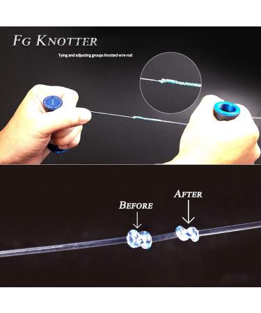 Otomin FG GT Knot Puller Tool - 14cm Grey | Fishing Line Bobbin Knotter & Spooling Device for Saltwater & Freshwater Use - Buy Online on GoSupps.com