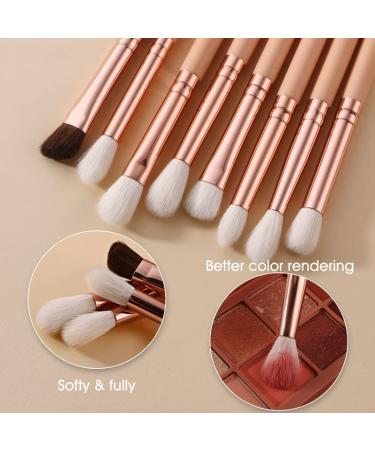 Buy Pink Makeup Brushes Set - Powder Foundation Blush & Eyeshadow - 100% Natural Hair - International Shipping Available - Buy Online on GoSupps.com