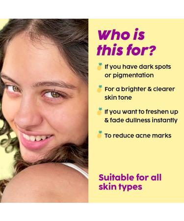 5% Pineapple Foaming Facewash for Depigmentation | Skin Brightening Cleanser | Sulphate & Paraben Free - 100ml - Buy Online on GoSupps.com