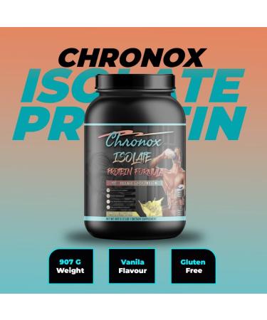 Chronox Isolate Whey Protein Powder - Vanilla Flavor - 2 LB - Buy Online on GoSupps.com