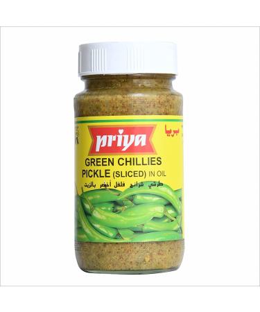 Priya Green Chilli Sliced Pickle 300 g