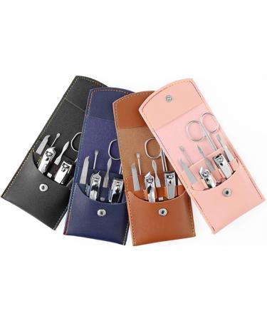PSGS 7 Pcs Scissors Nail Clippers Set Dead Skin Pliers Nail Cutting Pliers Pedicure Knife Nail Groove Inflammation Nail Manicure Tool (Color : Black) - Buy Online on GoSupps.com