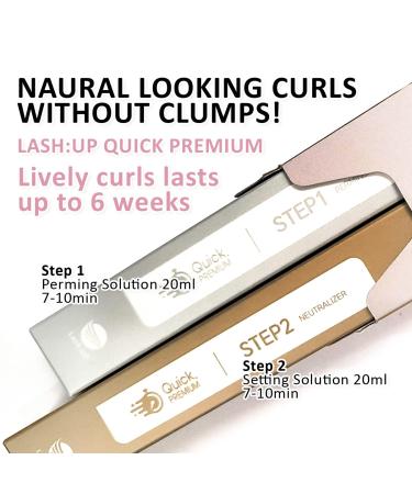 Amber Lash Up Eyebrow Lamination & Eyelash Lift Kit | Step 1 & 2 20ml Tubes | Professional Quality Lash Perm Set by Amber Lash - Buy Online on GoSupps.com