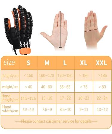 Hand Rehabilitation Robotic Gloves Hand Strength Strengthening Finger Flexion Assist Finger and Hand Function Training Device Stroke Hemiplegia Finger Exerciser XXL Right-Hand Right-hand XX-Large - Buy Online on GoSupps.com
