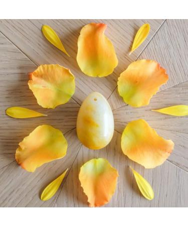 Yoni e-e-e-from yellow jade-big-perforated