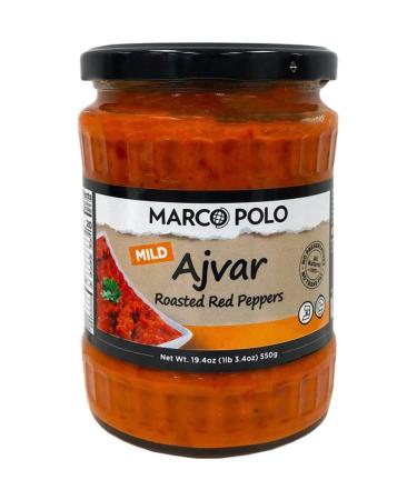 Marco Polo Mild Ajvar Red Pepper Spread, 19.3 oz - Buy Online on GoSupps.com