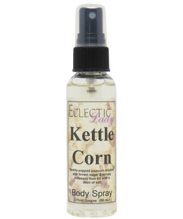 Kettle Corn Body Spray 2 ounces Body Mist for Women with Clean Light & Gentle Fragrance Long Lasting Perfume with Comforting Scent for Men & Women Cologne with Soft Subtle Aroma For Daily Use 2 Fluid Ounces