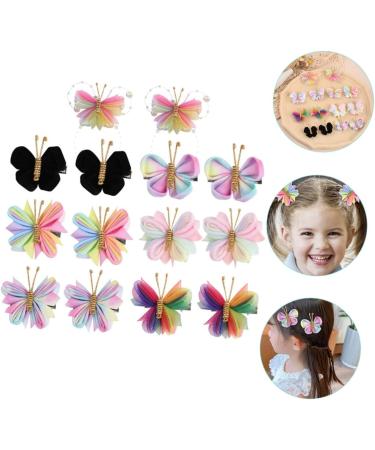 minkissy 7 Pairs Mesh Butterfly Hair Accessories Hair Barrettes for Women Hair Decoration Girls Hair Accessory Hair Clips Girls Hairpins Hair Toppers for Women Metal Issue Card Alloy Miss - Buy Online on GoSupps.com
