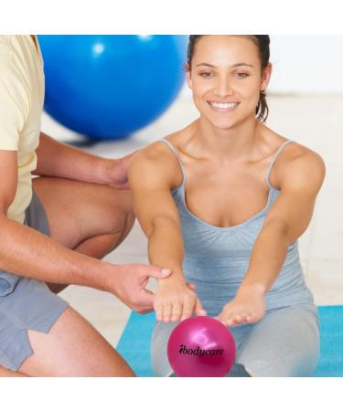Pilates Mini Ball (10cm): Pink Accessory for AeroPilates, Yoga, Fitness & Strength - Buy Online on GoSupps.com