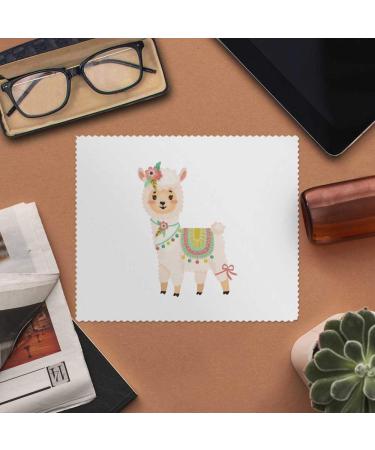 Shop Azeeda Cute Alpaca Microfiber Glasses Cleaning Cloths - International Shipping Available - Buy Online on GoSupps.com