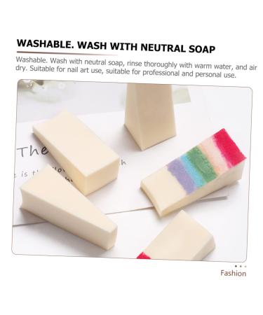 FRCOLOR 144 Pcs Nail Gradient Sponge & Makeup Wedges | Soft Tofu Cubes for Nail Art & Foundation Applicator - International Shipping - Buy Online on GoSupps.com