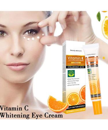 Vitamin C Eye Cream - 25ml | Anti-Wrinkle Reduces Dark Circles & Swelling | Moisturizing Eye Care (2-Pack) - Buy Online on GoSupps.com