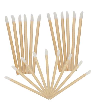 FRCOLOR 200 Pcs Wooden Lip Brush Set - Silicone Eyeshadow & Lip Applicator - Eco-Friendly Bamboo Makeup Supplies for Perfect Lipstick Application - Buy Online on GoSupps.com