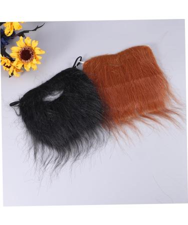 OFFSCH Halloween Fake Beard 2pcs Kids Costumes Halloween Costume Beard Cosplay Beard False Beards Props Child Face Accessories As Shown Size 2 - Buy Online on GoSupps.com