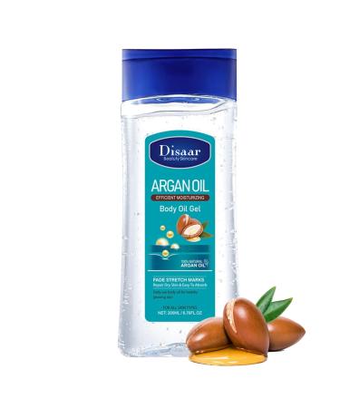 Body Oil for Women - Argan Oil Body Oil - Body Skin Care for Hydrating Nourishing Firming - Facial Oil Gel - Essential Oils for Skin - Body Oil for Dry Skin - Stretch Mark Oil