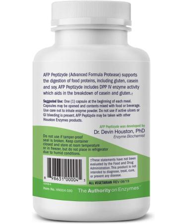 Houston Enzymes AFP Peptizyde - 90 Capsules for Digestive Support - Buy Online on GoSupps.com