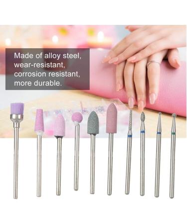 Different Gift Tungsten Steel Nail Drill Head Essential tools Easy to store Nail Grind Head Lightweight and portable Salon Shop for Home(C suit) - Buy Online on GoSupps.com